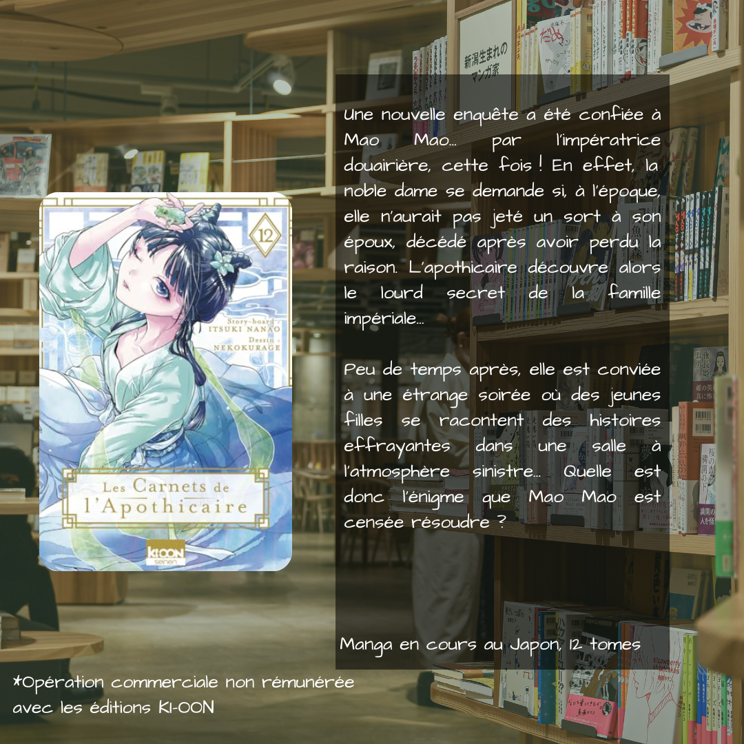 [Manga] Les carnets de l&rsquo;apothicaire tome 12