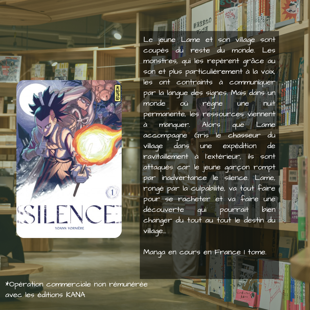 [MANGA] Silence tome 1