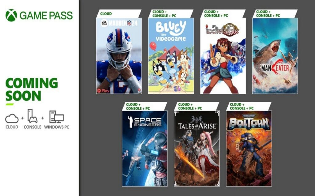 Xbox Game Pass : les nouveautés pour février 2024