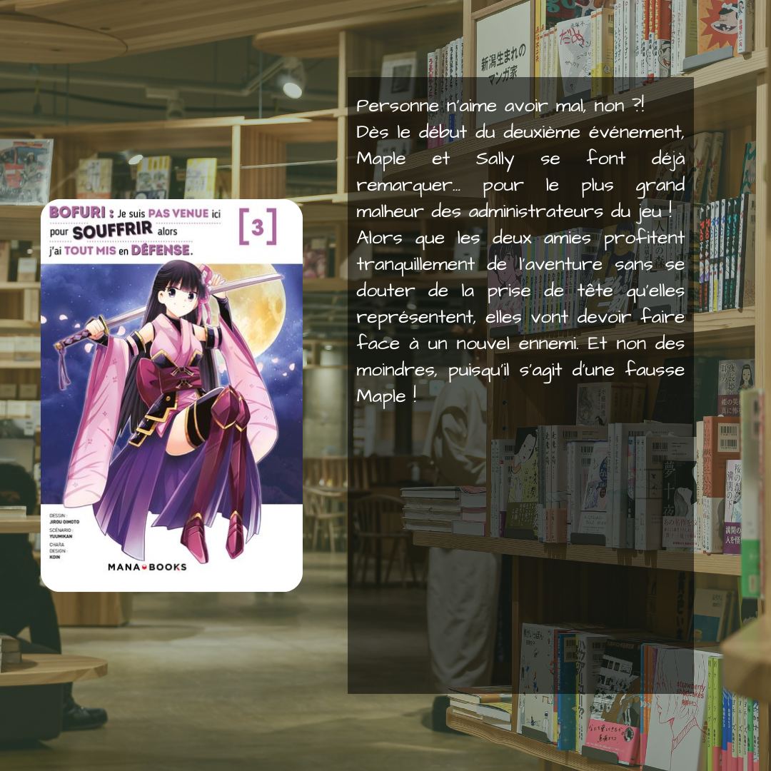[Manga] Bofuri tomes 3 & 4