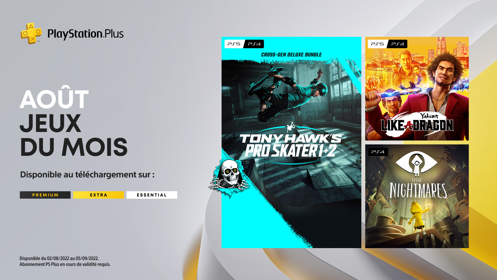 PlayStation Plus : les jeux du mois d&rsquo;août 2022