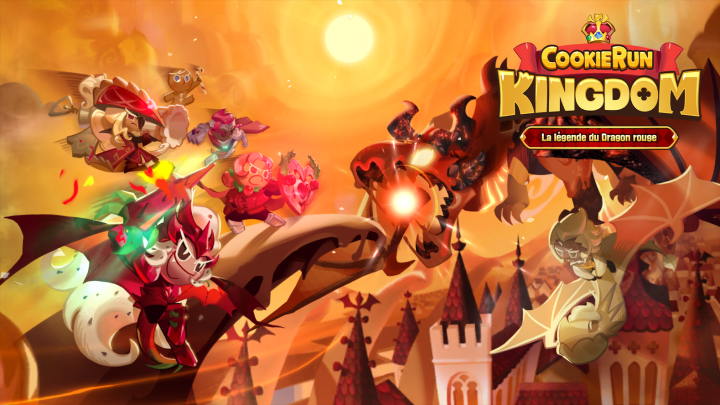 Cookie Run: Kingdom introduit de nouveaux cookies et costumes dans sa nouvelle mise à jour La Légende du Dragon Rouge Partie II