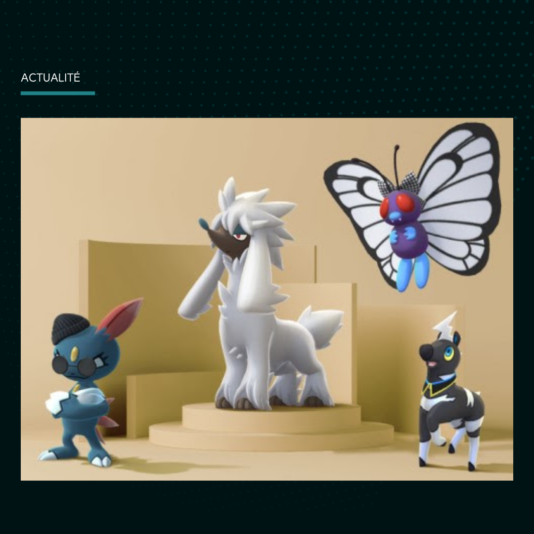Les Pokémon font leur « fashion week » dans Pokémon GO.