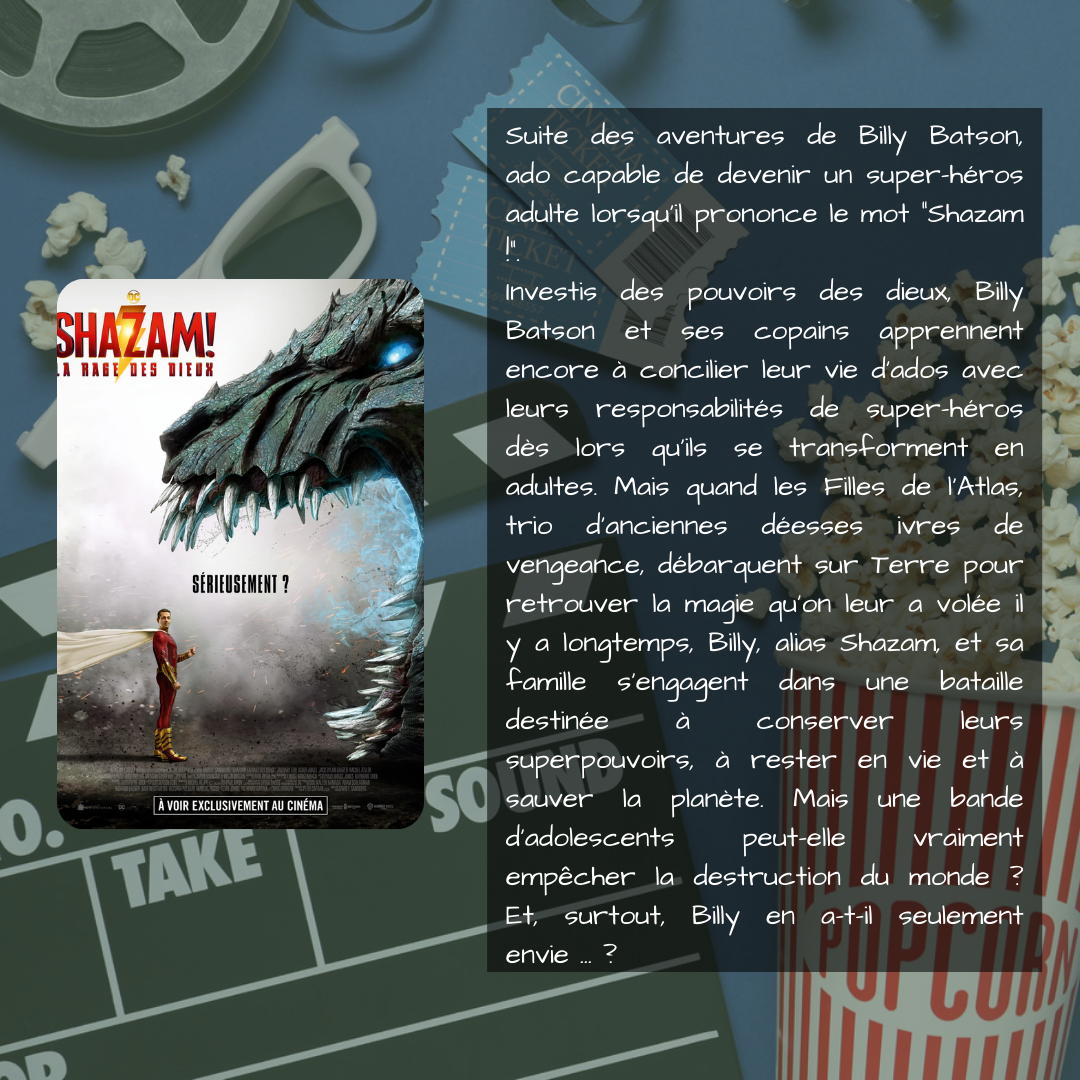 [CINEMA] Shazam 2 : La rage des Dieux (2023)