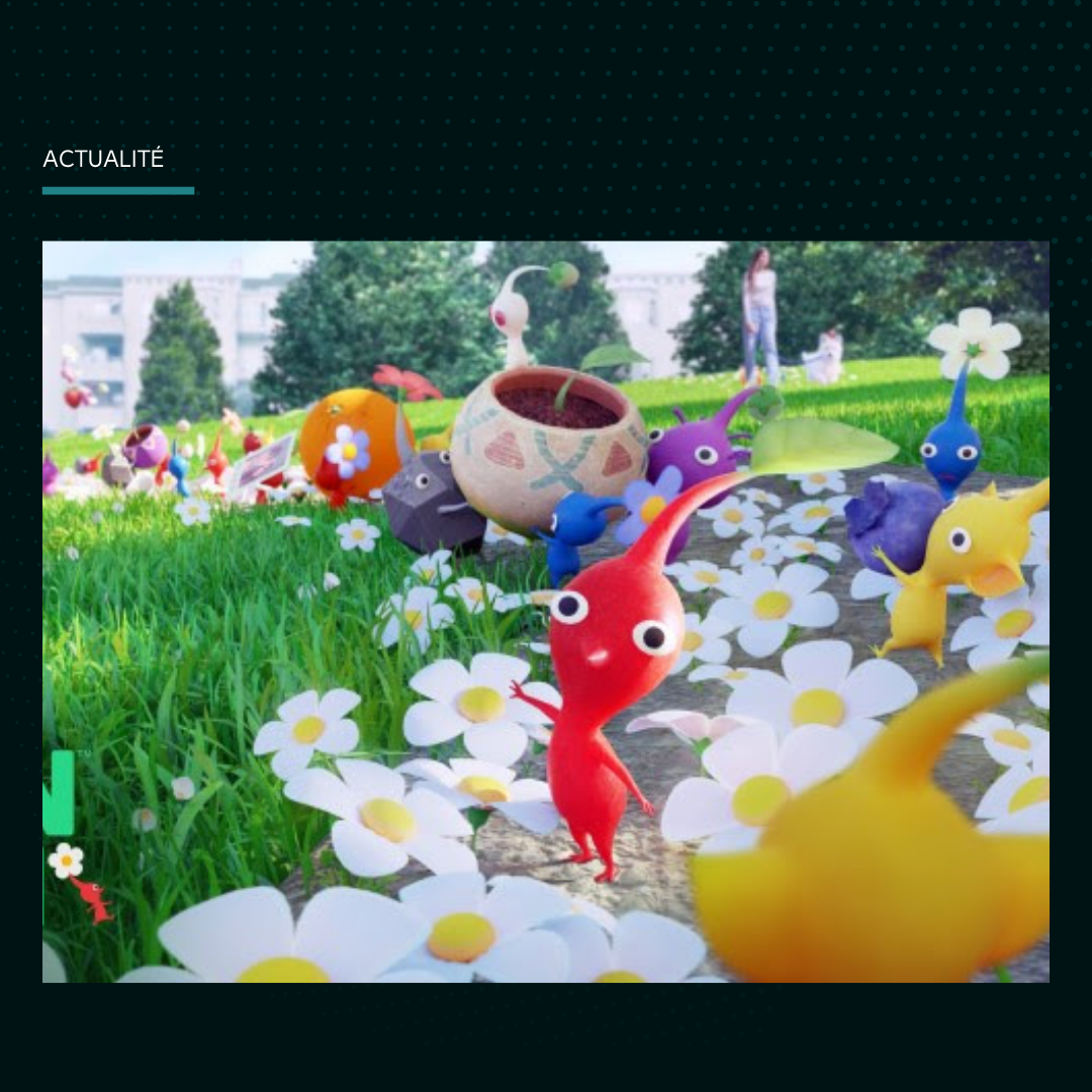 Pikmin Bloom arrive sur nos mobiles.